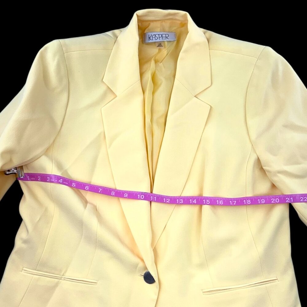 Kasper Yellow Blazer NWT - image 8